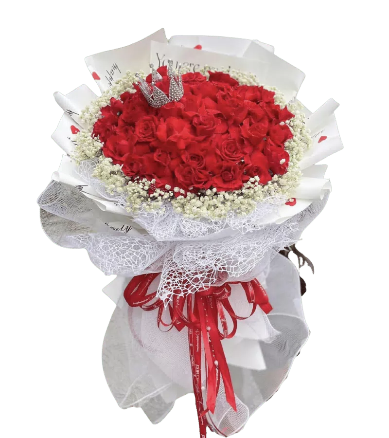 Bó Hoa Hồng Đỏ Say Đắm