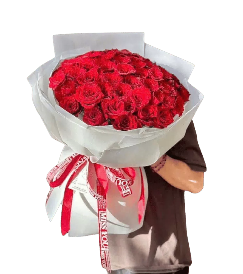 Bó Hoa Hồng Đỏ Say Đắm