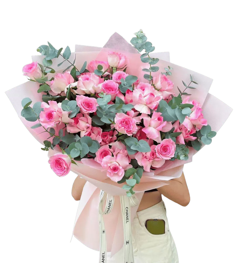 Bó Hoa Hồng Mộng Mơ