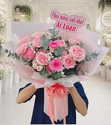 Bó Hoa Hồng Sinh Nhật Nắng Mai