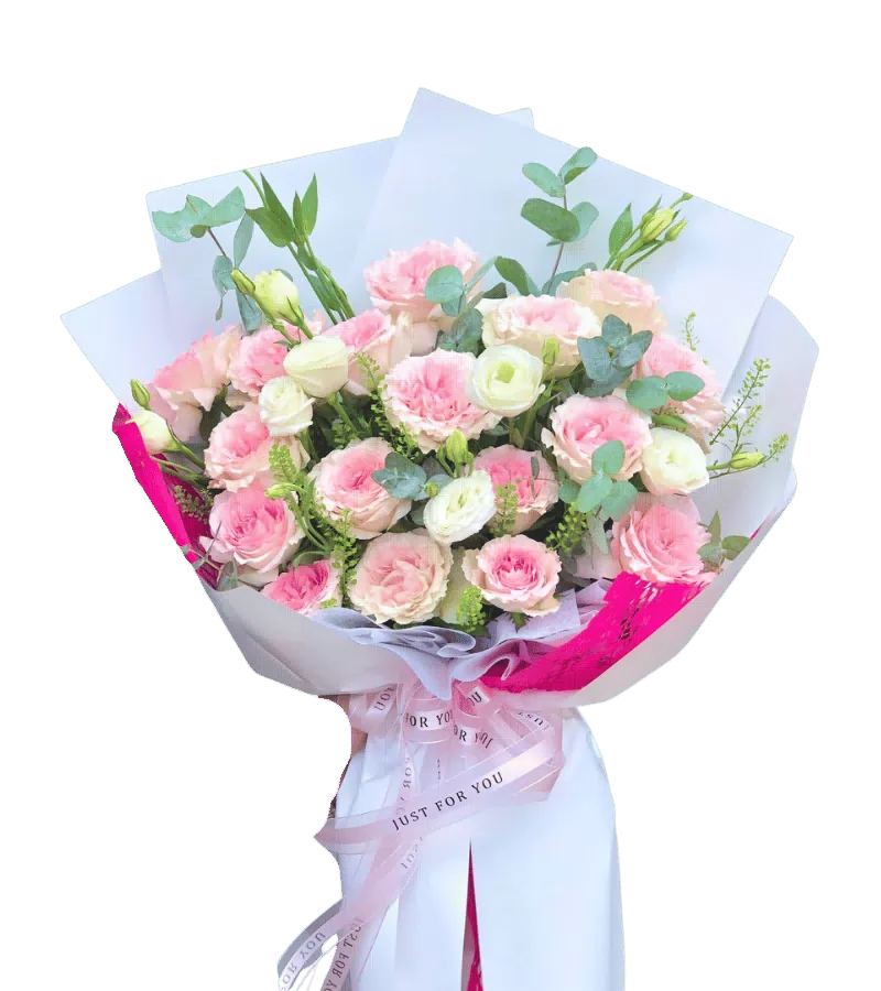 Bó Hoa Hồng Trắng Yêu Thương