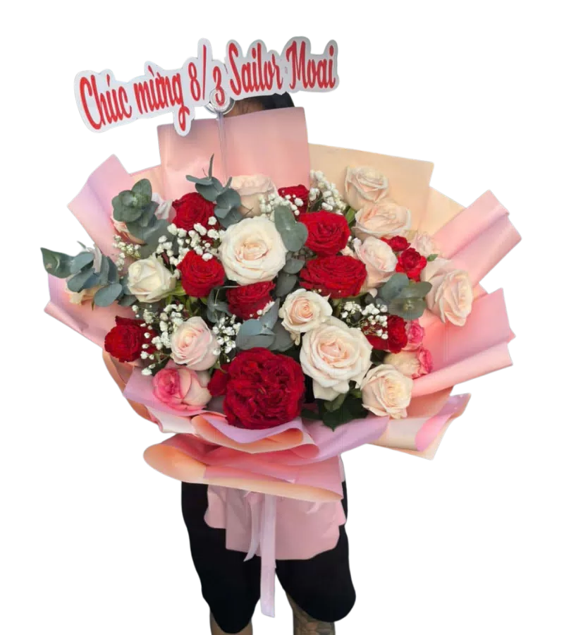 Bó Hoa Mừng 8/3 Ngọt Ngào