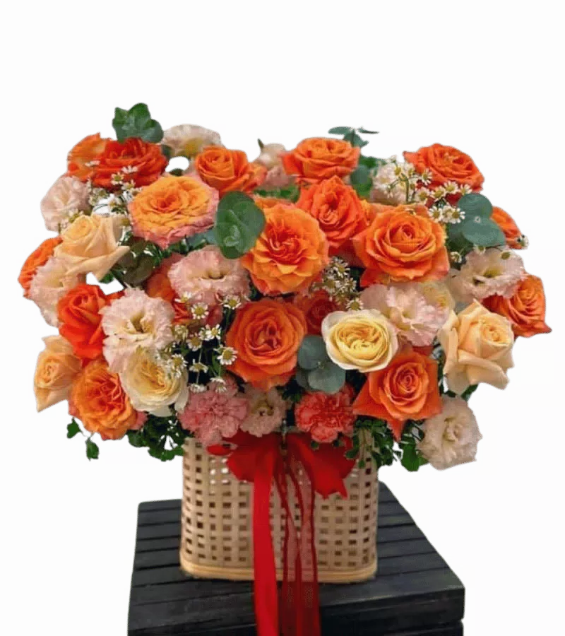 Giỏ Hoa Cam Tươi Thắm