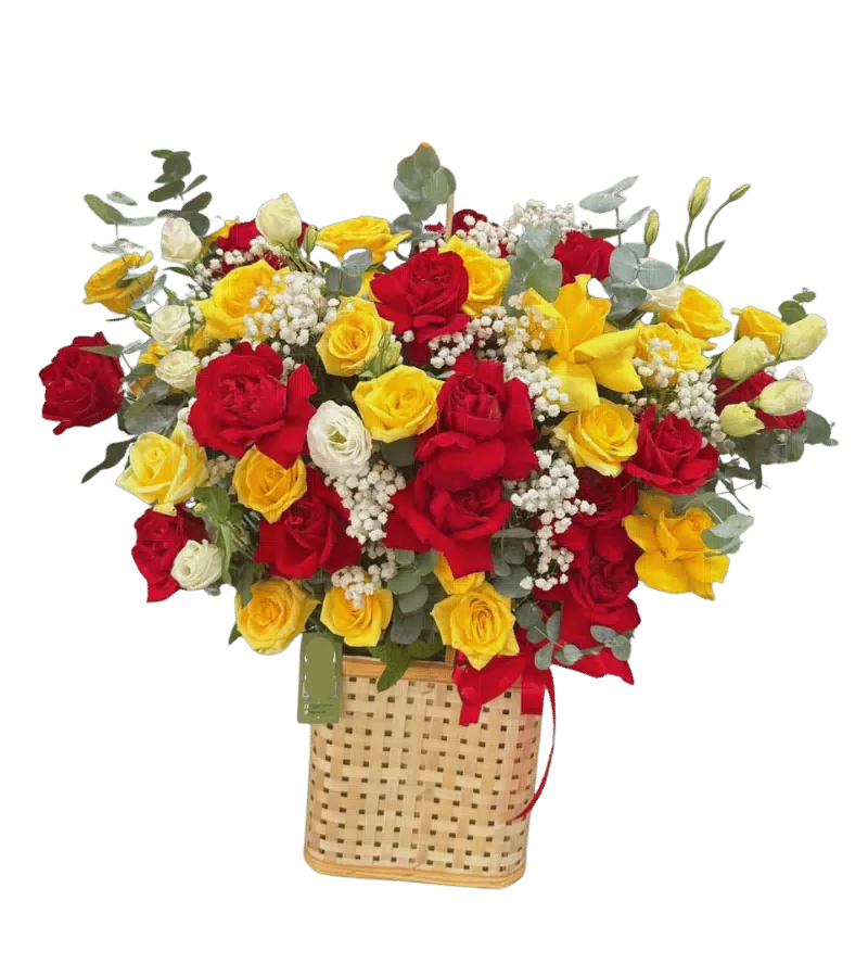 Giỏ Hoa Khai Trương Thịnh Vượng