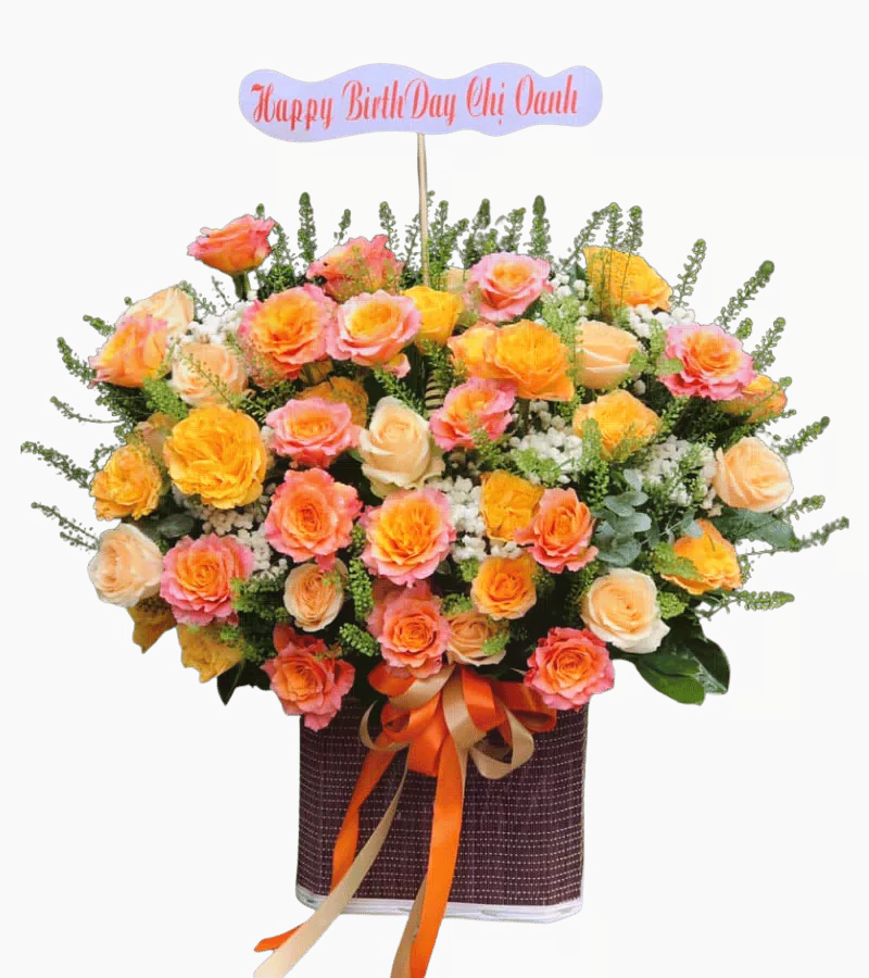 Giỏ Hoa Sinh Nhật An Vui