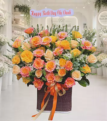 Giỏ Hoa Sinh Nhật An Vui