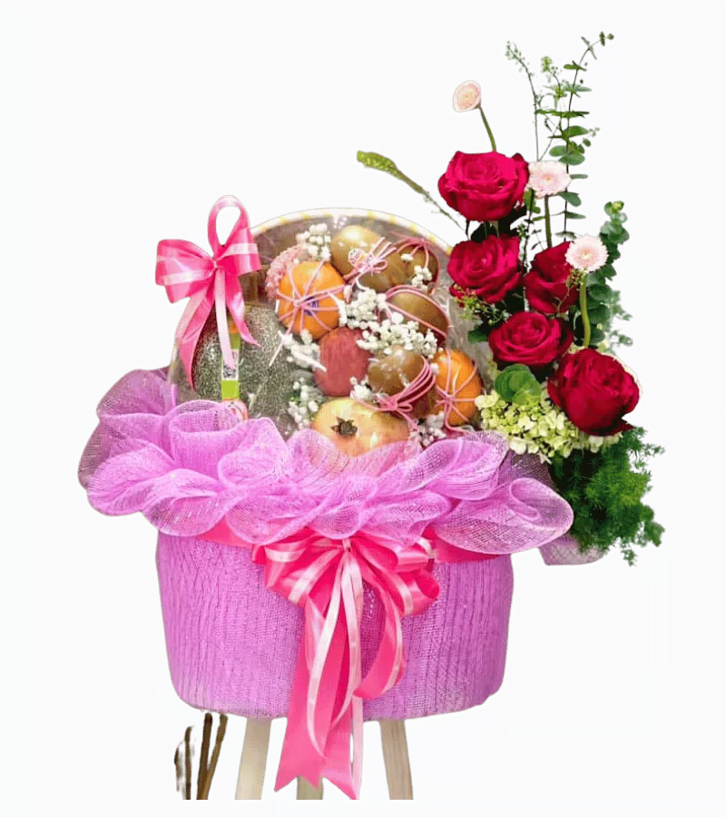 Giỏ Trái Cây Đỏ Trù Phú