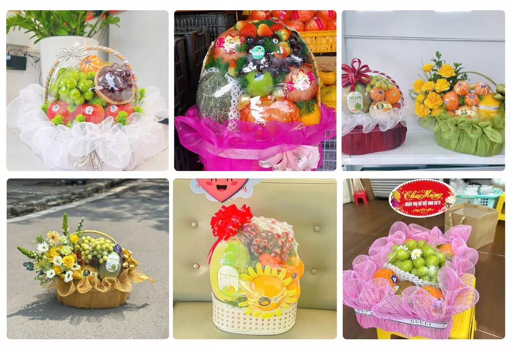 Giỏ trái cây quà tặng giao tại Phước Long, Bình Phước