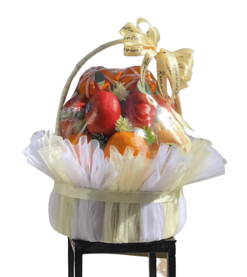 Giỏ Trái Cây Trắng Bình An