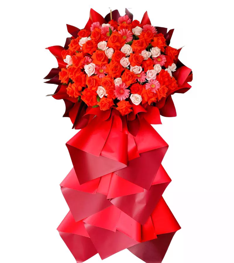 Kệ Hoa Chúc Mừng Khai Trương Thắng Lợi