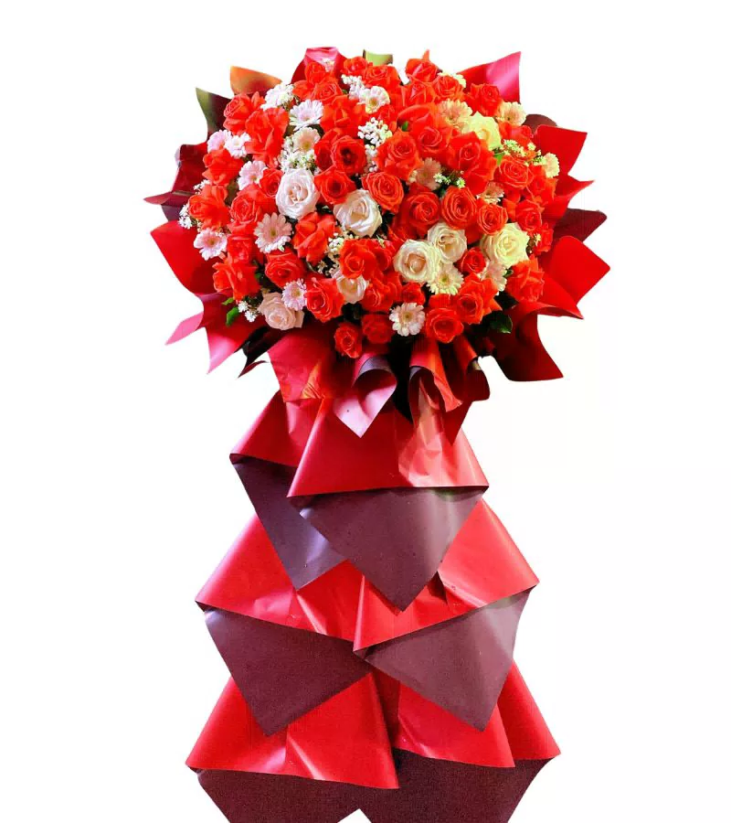 Kệ Hoa Khai Trương 1 Tầng Đẹp