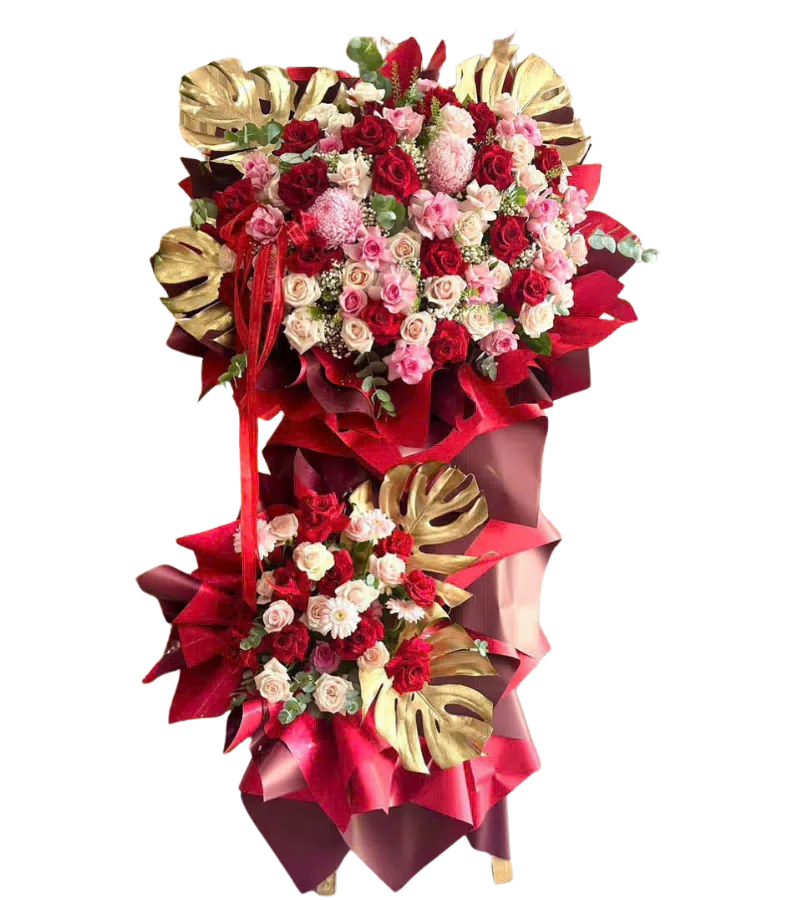 Kệ Hoa Khai Trương Kim Ngọc Mãn Đường