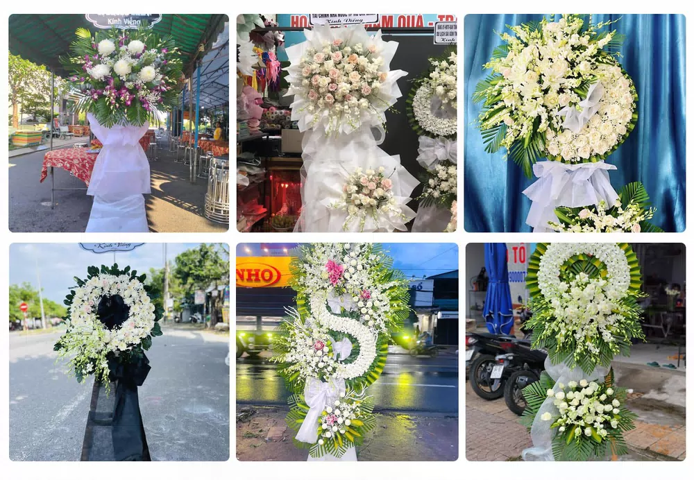 Vòng hoa đám tang Chơn Thành